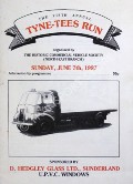 Book cover of Tyne-Tees Run - Sunday, June 7th 1987 by The Historic Commercial Vehicle Society 